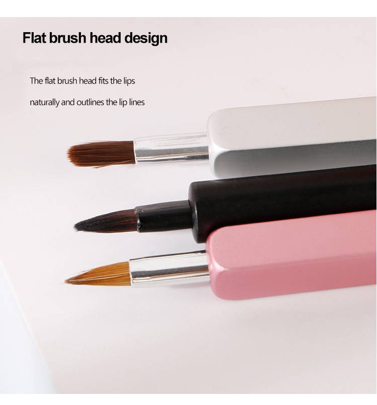 Wholesale Professional Private Label Lip Scrub Brush Makeup Custom Logo Lip Brush